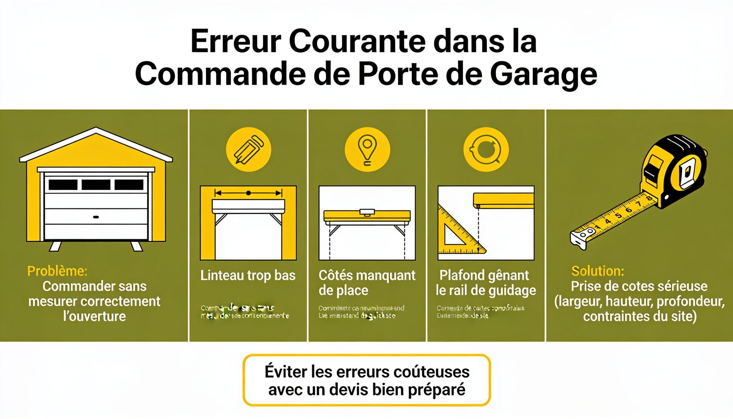 Choisir sans vérifier les dimensions
