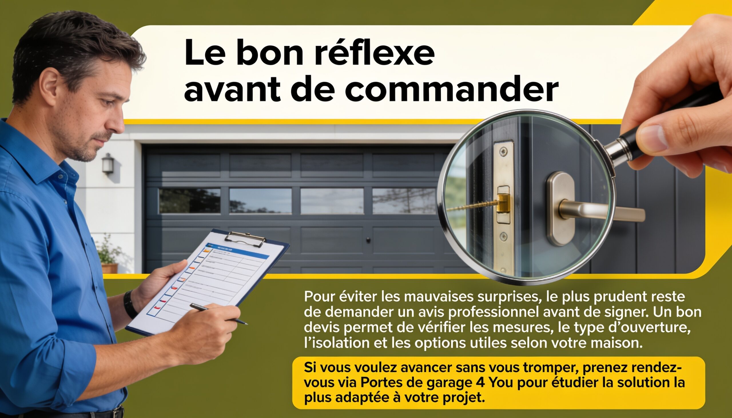 Le bon réflexe avant de commander