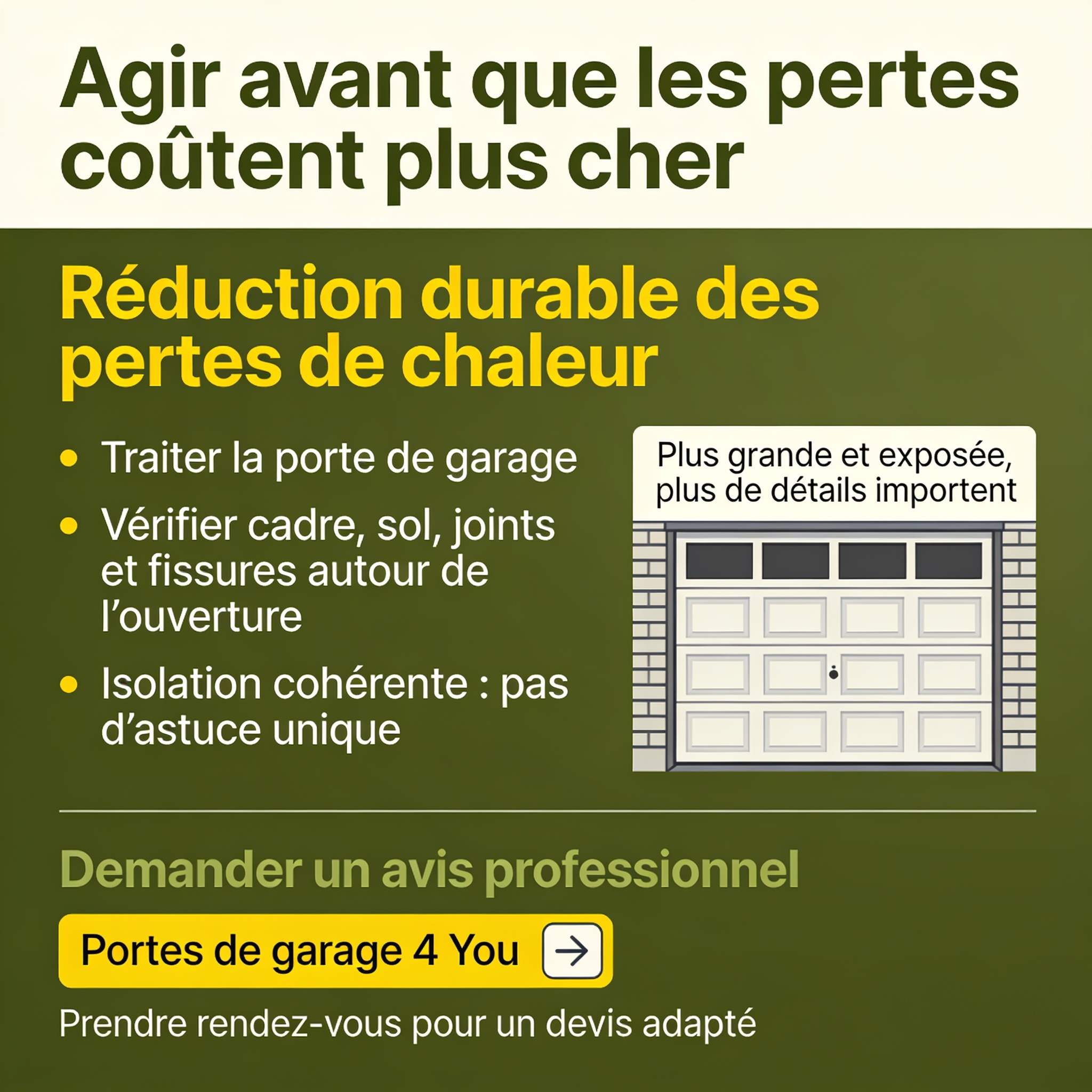 Agir avant que les pertes coûtent plus cher